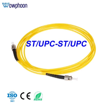 ST/UPC-ST/UPC Симплексный 3,0 мм ПВХ Одномодовый Оптоволоконный Патч-кабель Перемычка Оптоволоконный Патч-Корд Fibra Optica Patchcord