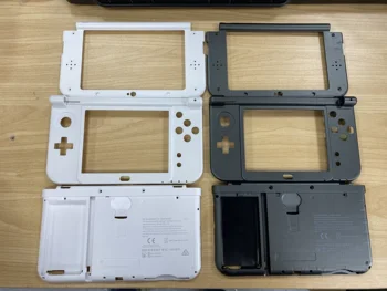 Сменная накладка на корпус корпуса для нового 3DS XL LL с верхней и средней рамкой, чехол для батареек