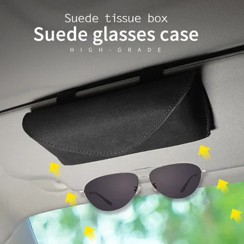 Чехол для автомобильных очков с логотипом Nissan, переносной солнцезащитный козырек, солнцезащитные очки для хранения, универсальная клипса для очков, Прочные аксессуары